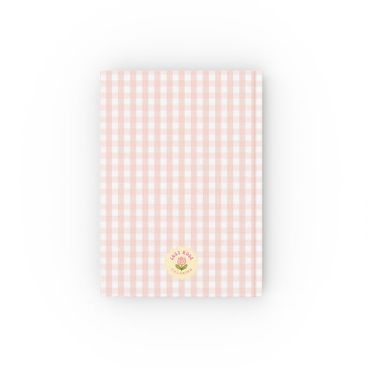 'Cozy Coloring Club' Hardback Journal - Blush