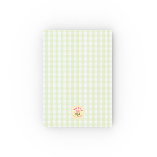 'Cozy Coloring Club' Hardback Journal - Matcha