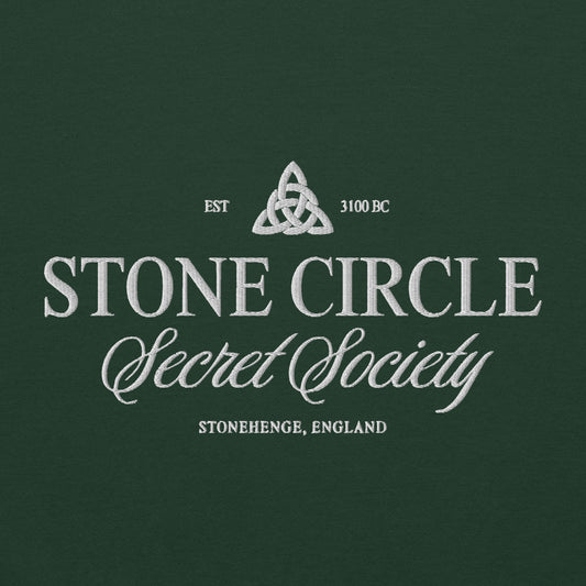 Embroidered Stone Circle Sweatshirt - Celtic