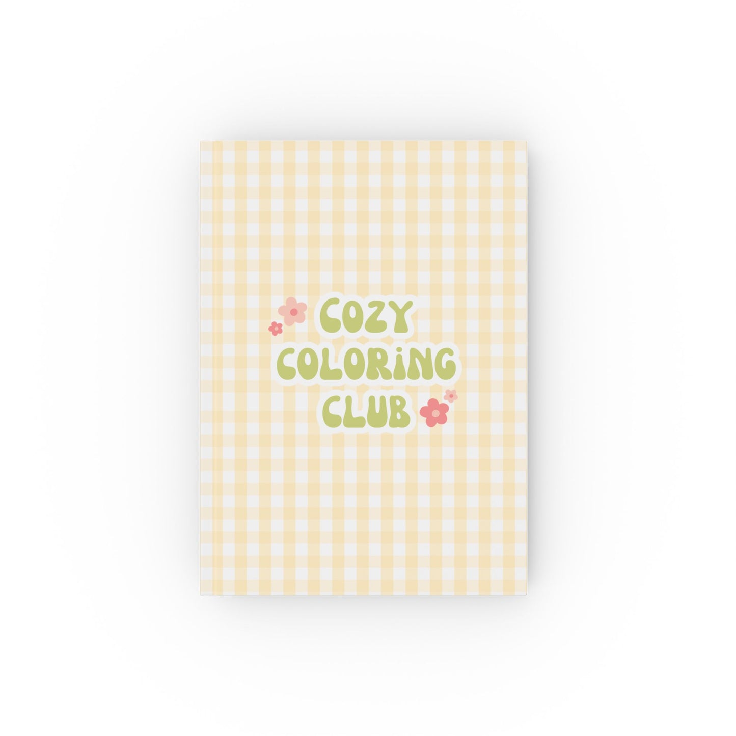 'Cozy Coloring Club' Hardback Journal - Amber