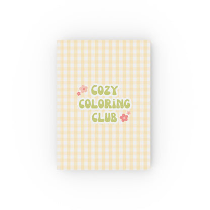 'Cozy Coloring Club' Hardback Journal - Amber