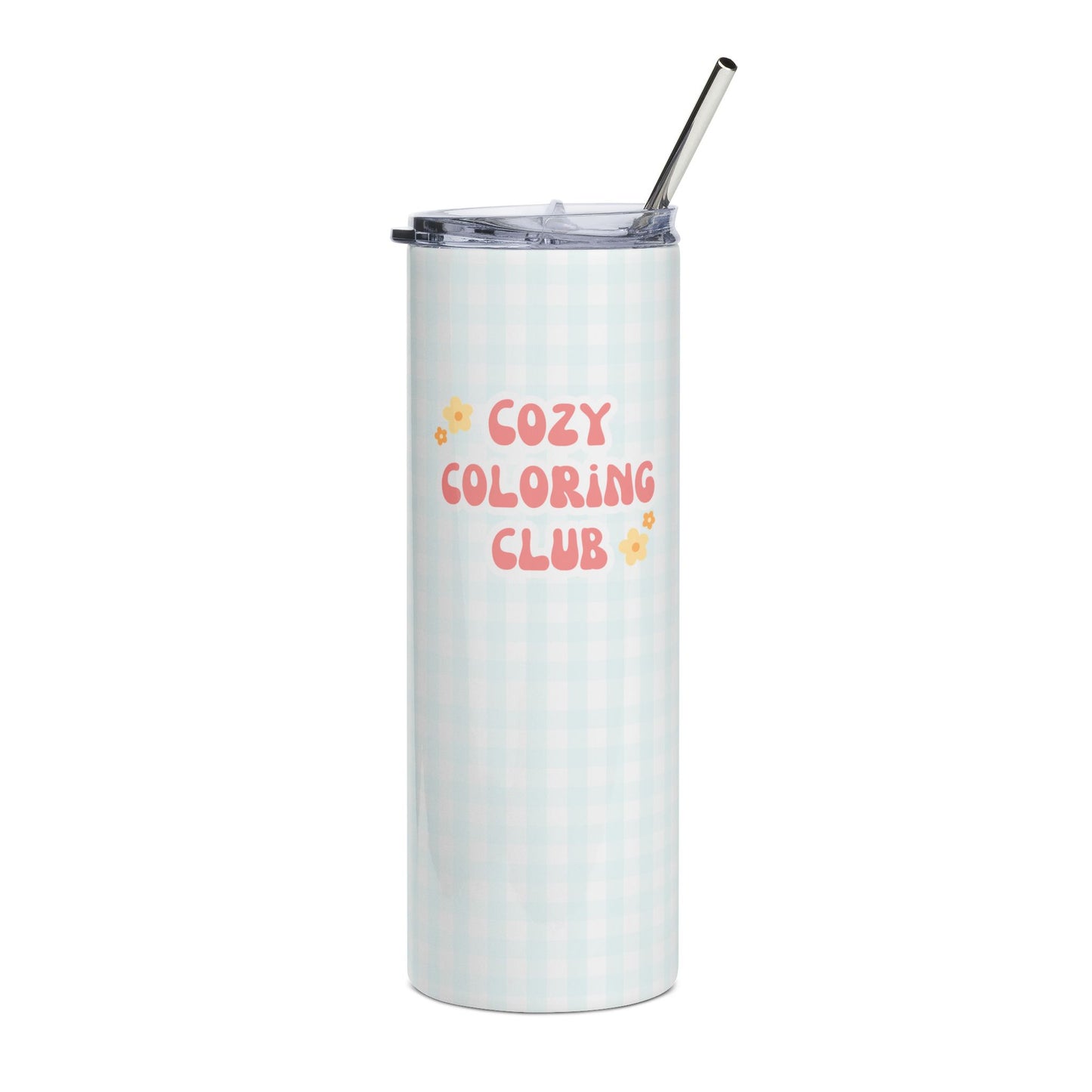 'Cozy Coloring Club' 20oz Tumbler - Powder