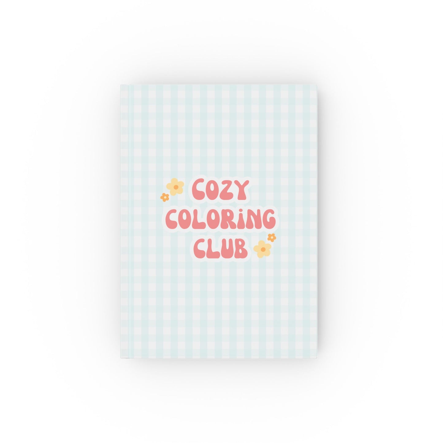 'Cozy Coloring Club' Hardback Journal - Powder