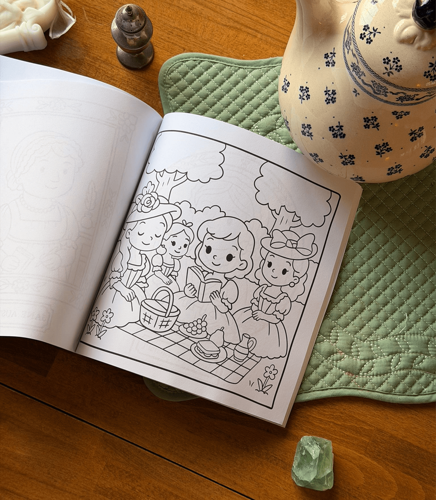 Cozy History Coloring Book
