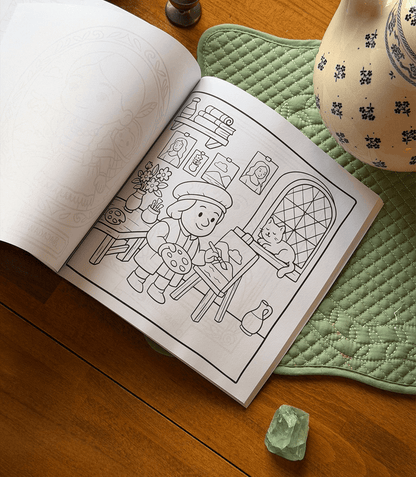 Cozy History Coloring Book