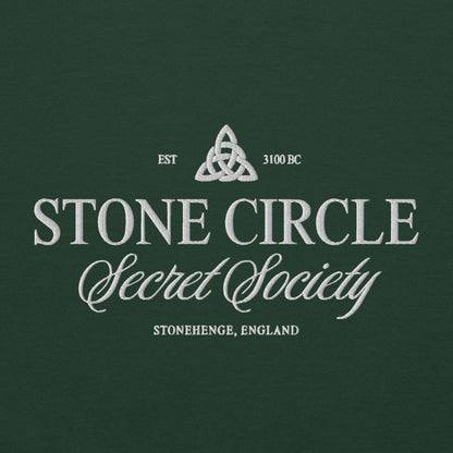 Embroidered Stone Circle Sweatshirt - Celtic